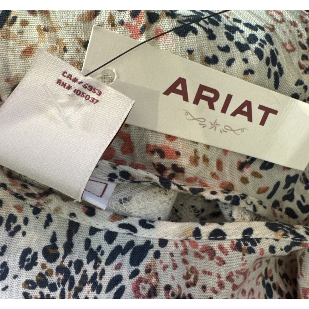 ARIAT Women's Size X Small Sweet Spring Dress sleeveless lace western stampede - Picture 12 of 12